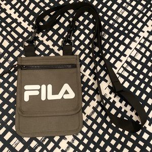 FILA army green with black strap mini bag NWOT
